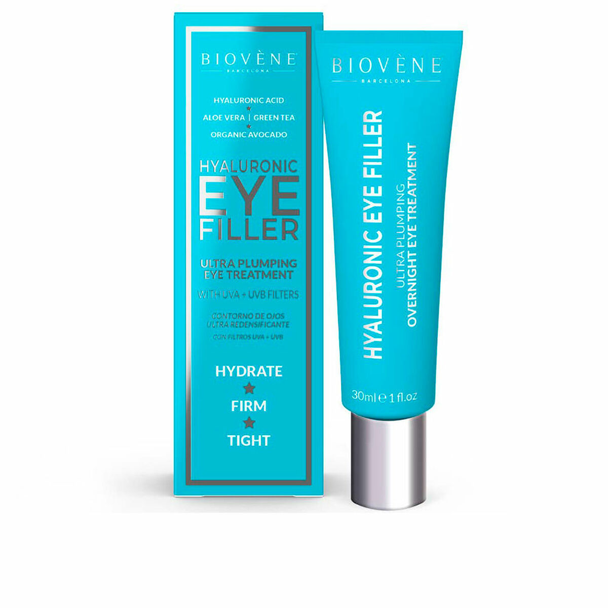 Anti-Ageing Cream for Eye Area Biovène Hyaluronic Eye Filler 30 ml | Biovène | Aylal Beauty