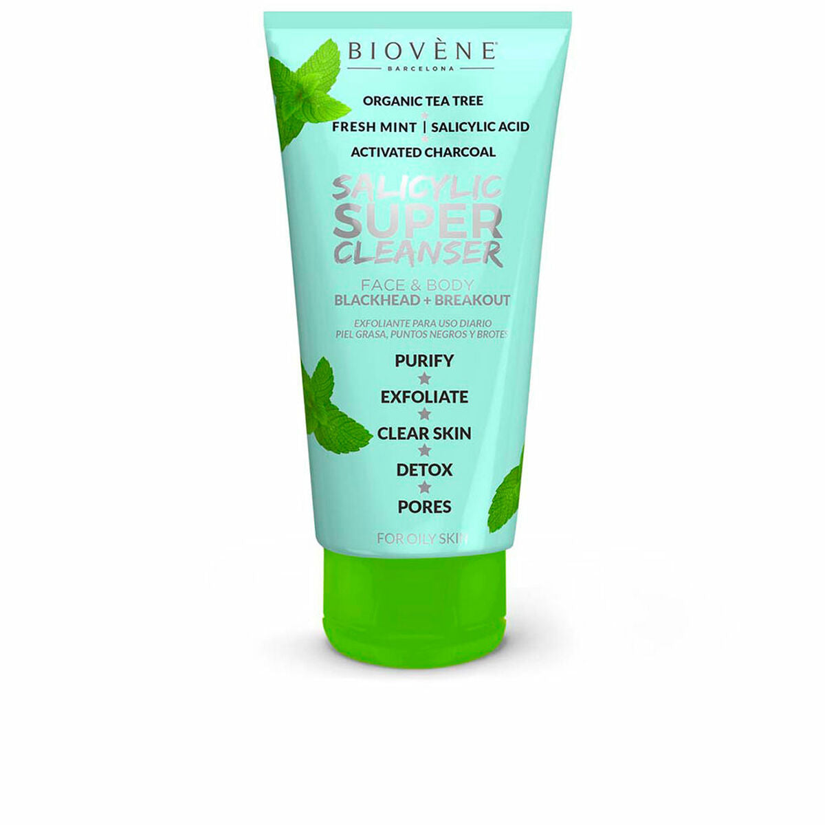 Facial Cleansing Gel Biovène Salicyclic Super 200 ml - Biovène Maroc - Aylal Beauty