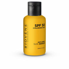 Facial Sun Cream Biovène HYALURONIC ANTI-AGING Spf 50 30 ml Serum Anti-ageing - Biovène Maroc - Aylal Beauty