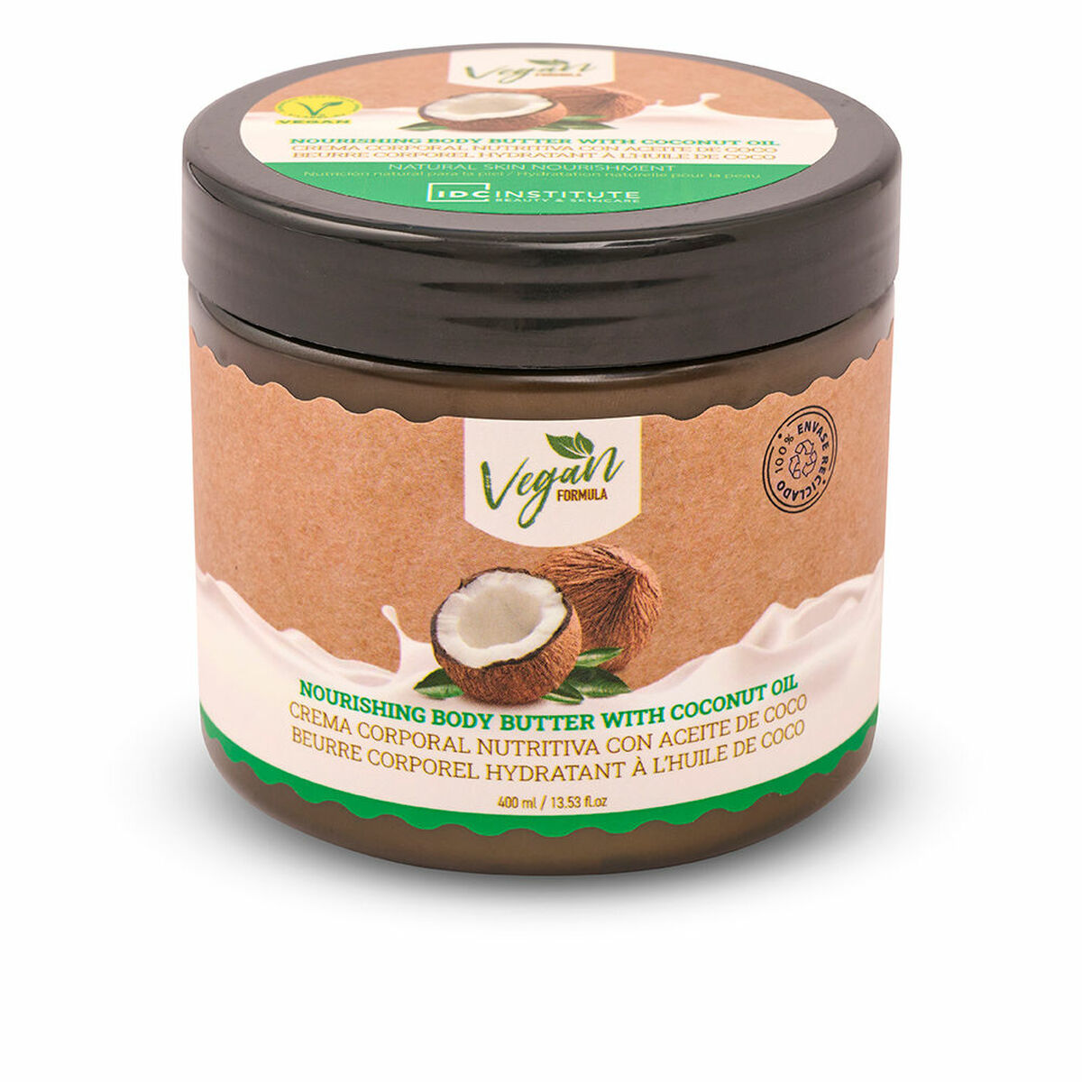 Body Cream Body Butter Coconut 400 ml - IDC Institute Maroc - Aylal Beauty