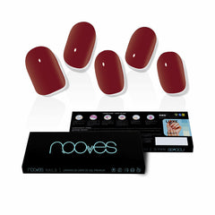 False nails Midnight rain Gel Self-adhesives Red - Nooves Maroc - Aylal Beauty