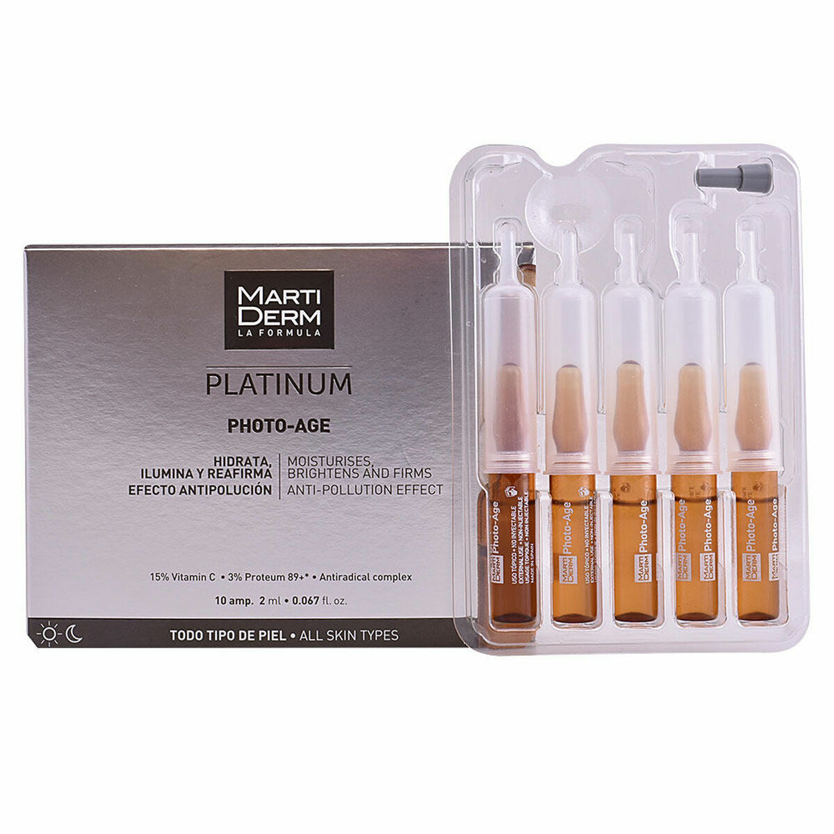 Ampoules Martiderm Platinum Photo-Age Antioxidant (10 x 2 ml) | Martiderm | Aylal Beauty