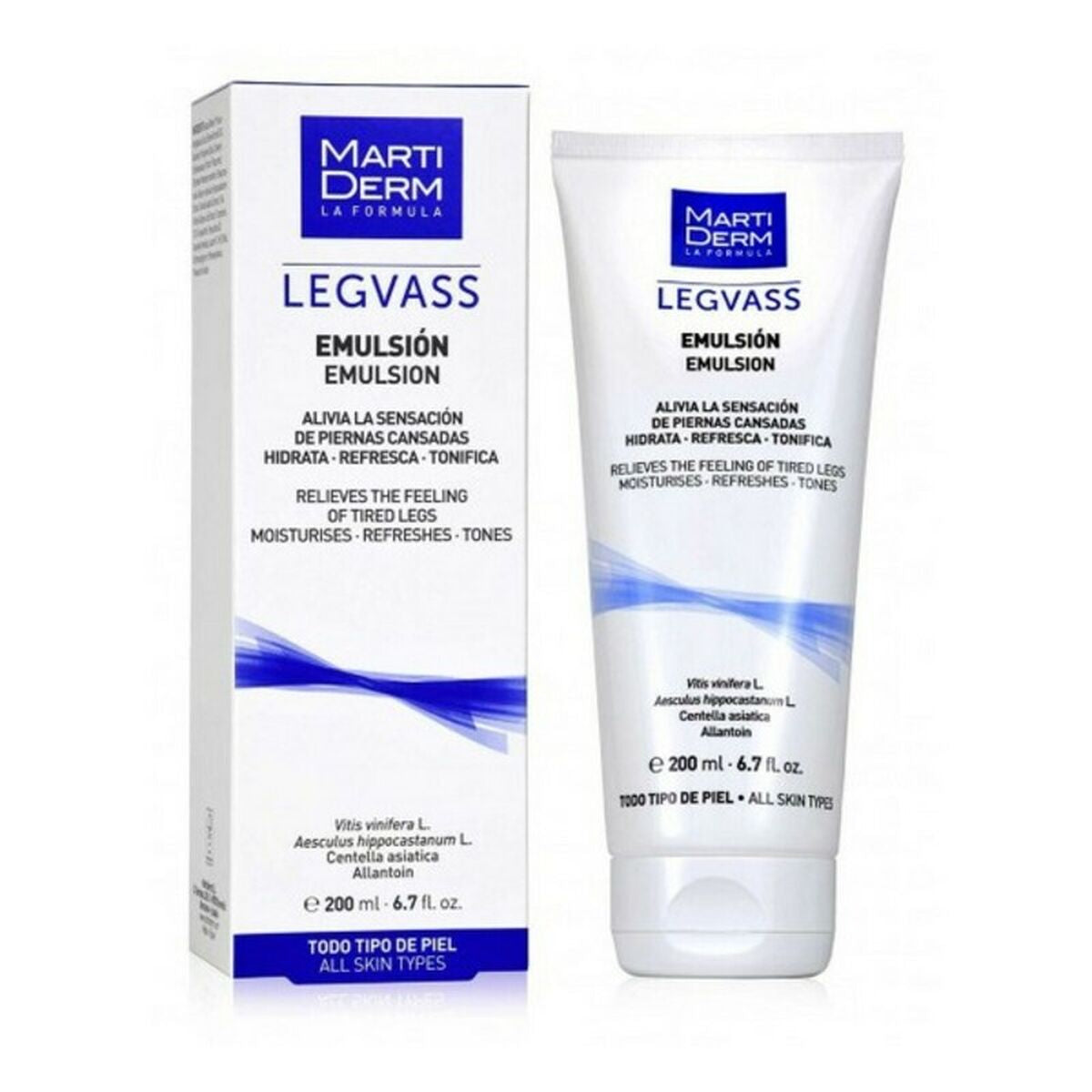 Tired Legs Body Lotion Legvass Martiderm Legvass Hidrodescans (200 ml) - Martiderm Maroc - Aylal Beauty