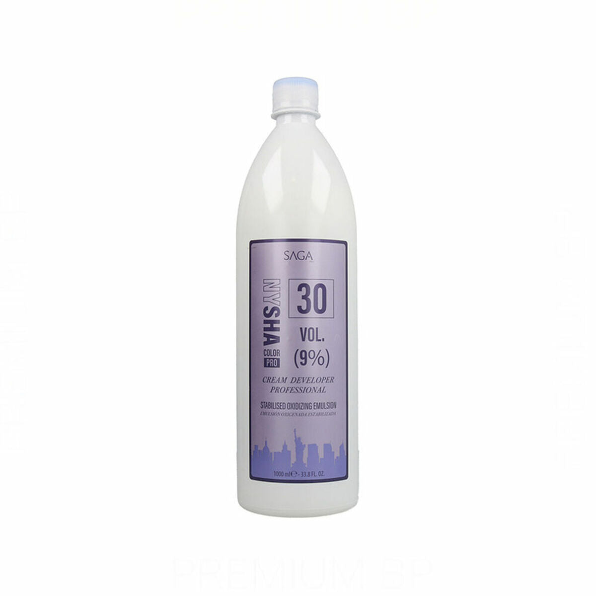 Hair Oxidizer Color Pro Saga 30 vol 9 % (1000 ml) - Nysha Maroc - Aylal Beauty