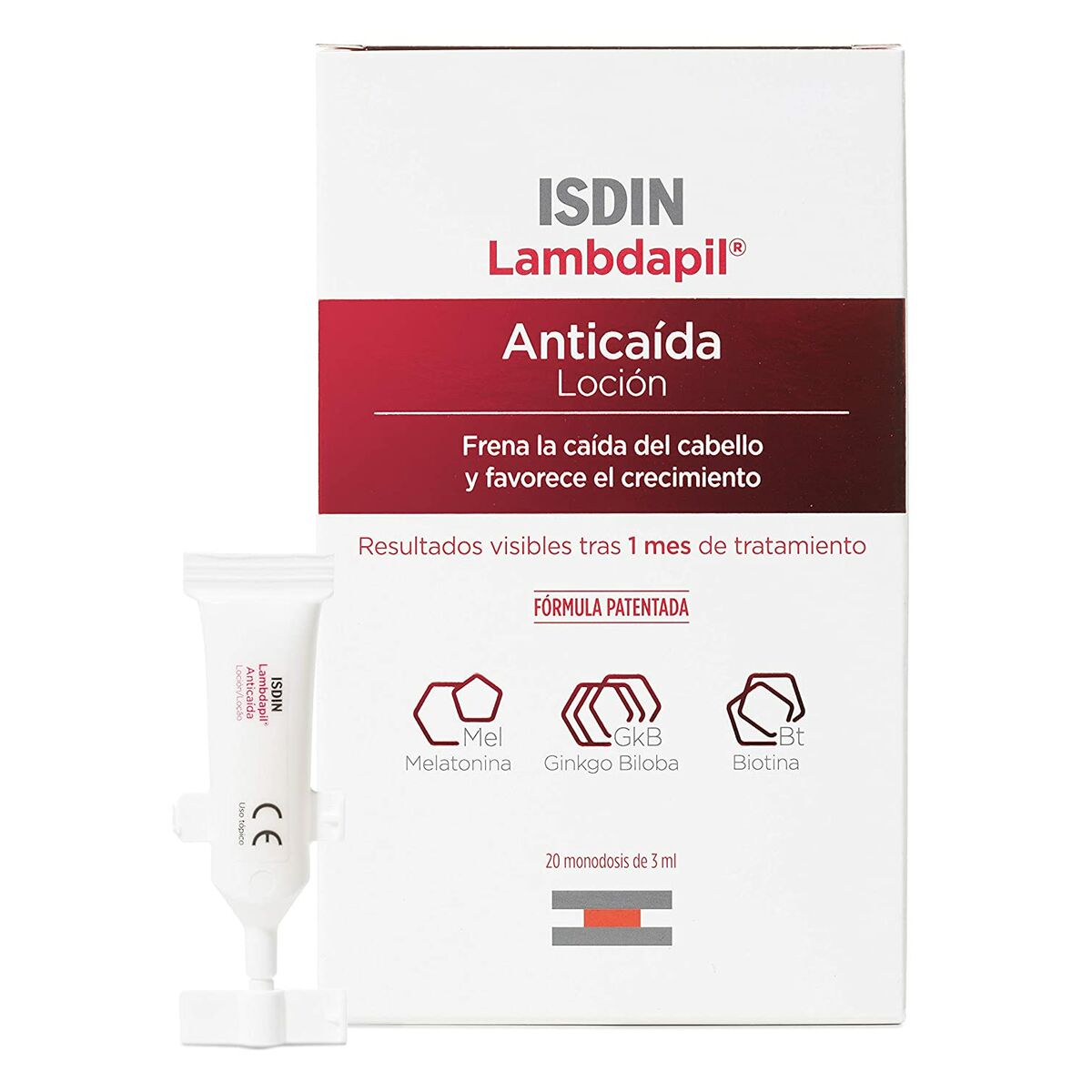 Anti-Hair Loss Lotion Single Dose 20 x 3 ml - Isdin Maroc - Aylal Beauty