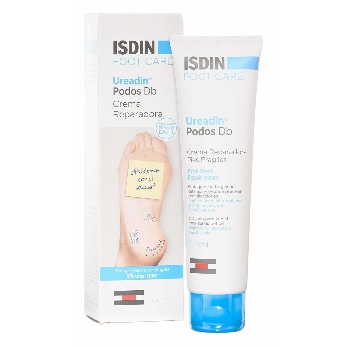 Moisturising Foot Cream Ureadin Podos Db 100 ml - Isdin Maroc - Aylal Beauty