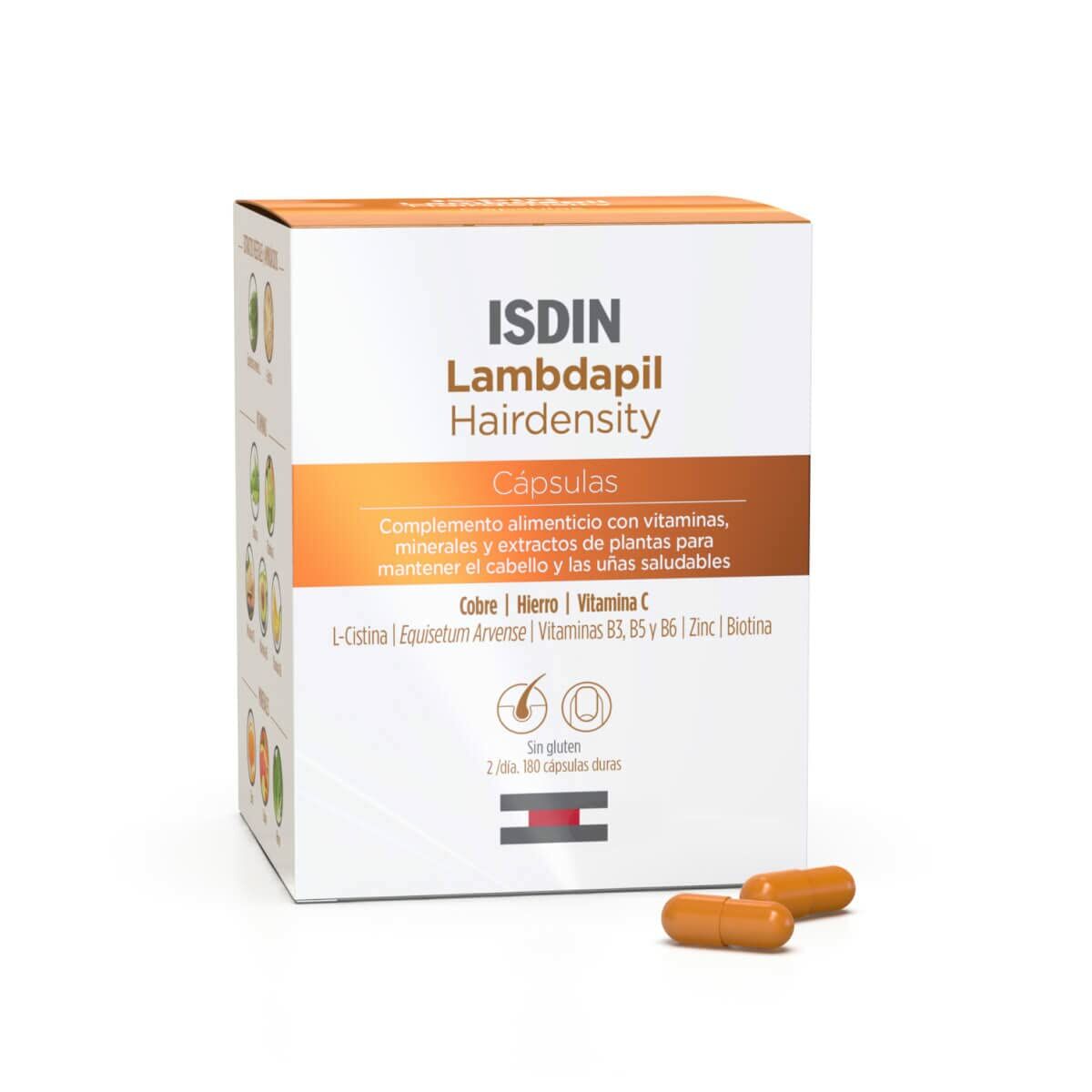 Hair Loss Food Supplement Lambdapil 180 Capsules - Isdin Maroc - Aylal Beauty