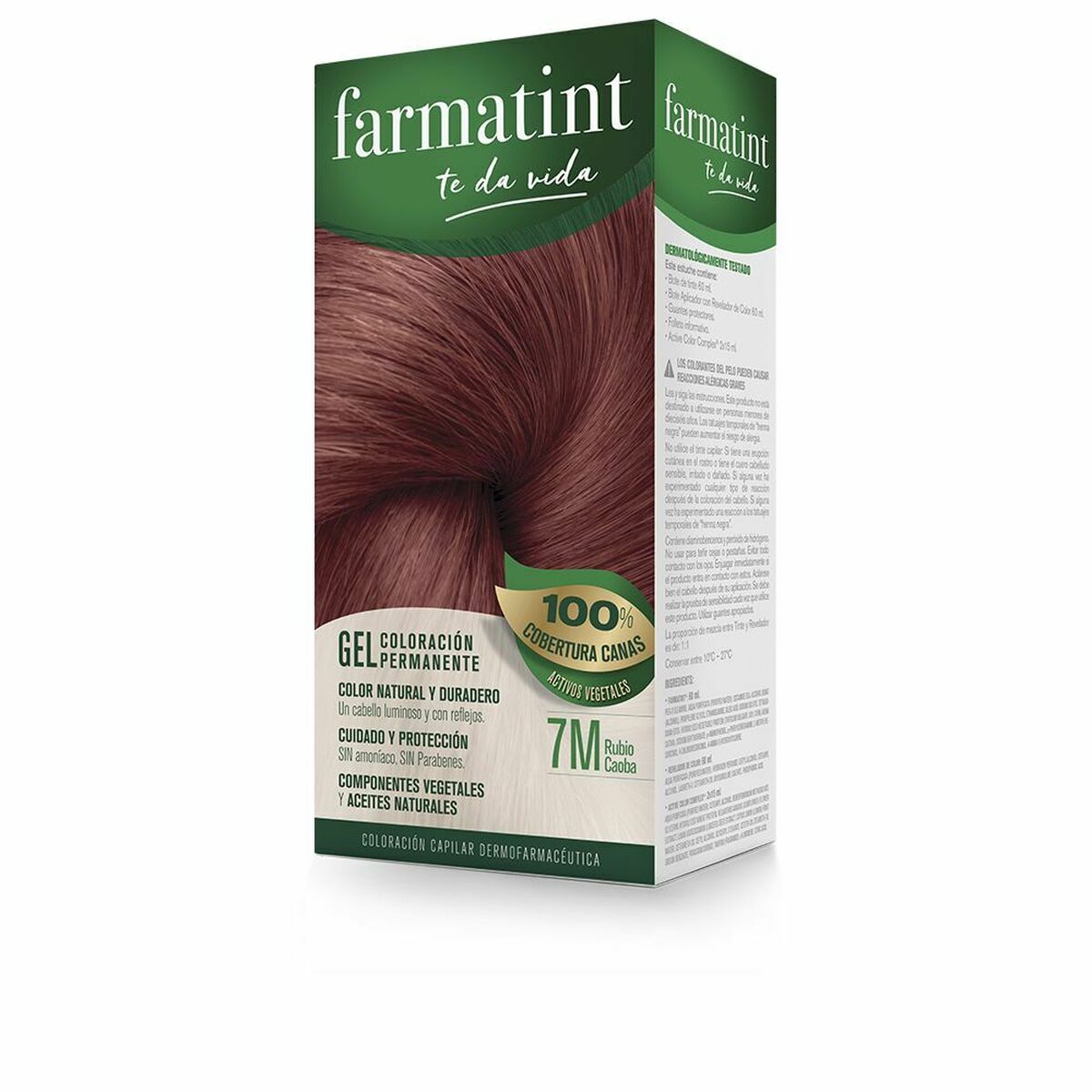 Permanent Dye 7m-Rubio Caoba Gel - Farmatint Maroc - Aylal Beauty