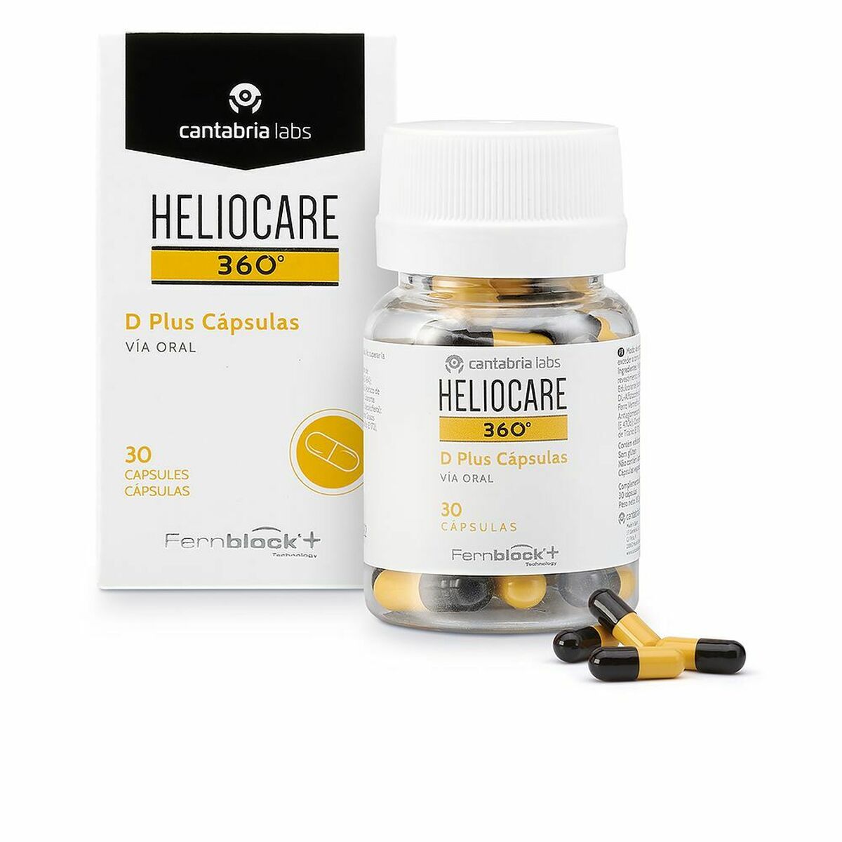 Capsules 360° D Plus Sun protection (30 Units) - Heliocare Maroc - Aylal Beauty