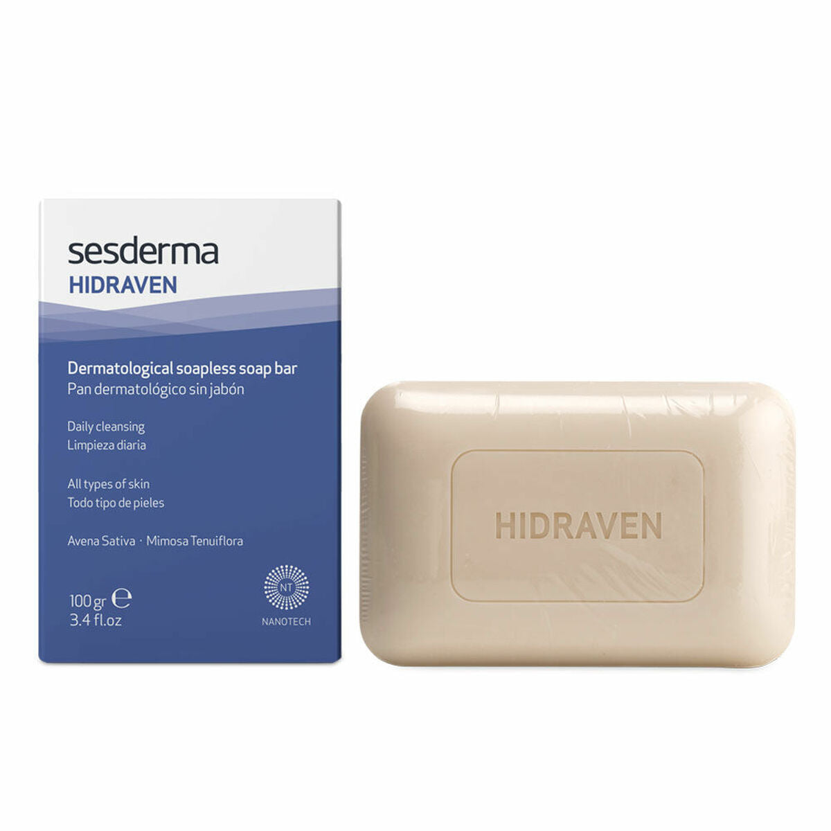 Soap Cake Hidraven 100 g - Sesderma Maroc - Aylal Beauty