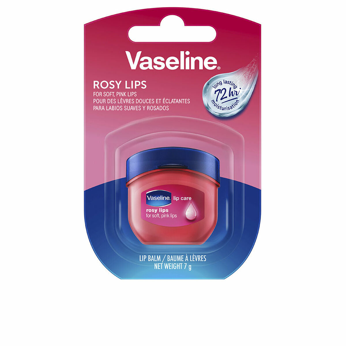 Moisturising Lip Balm Vaseline Rosy Lips 7 g - Vaseline Maroc - Aylal Beauty