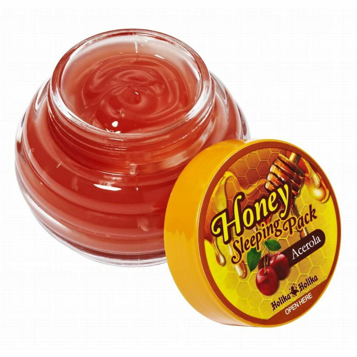 Moisturising Overnight Mask Honey Sleeping Pack Acerola (90 ml) - Holika Holika Maroc - Aylal Beauty