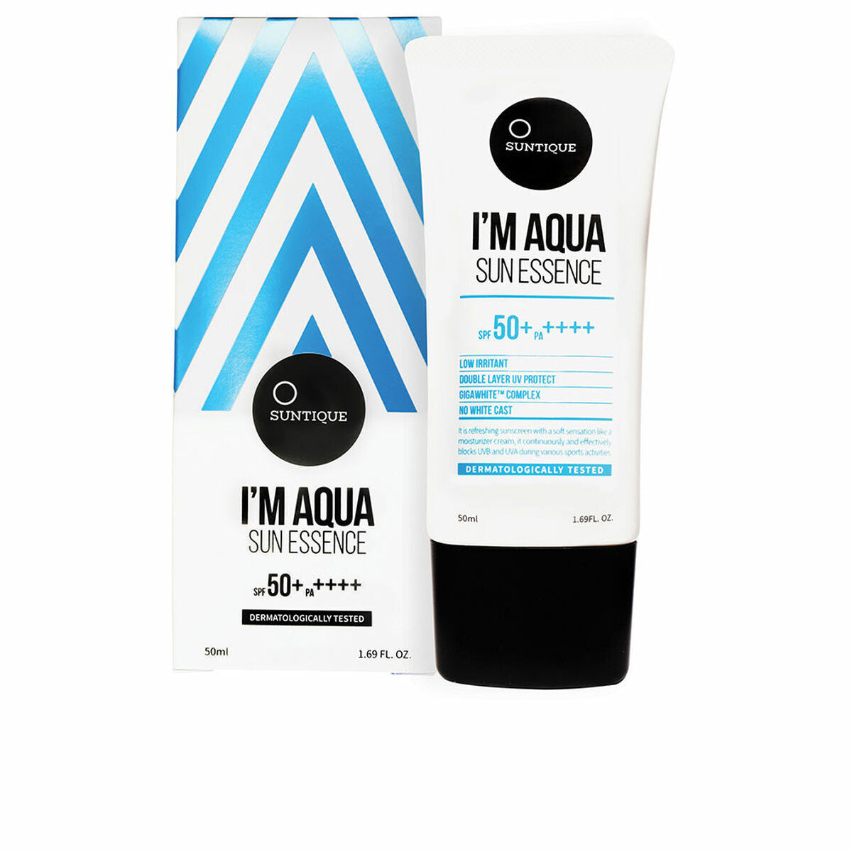 Sun Protection Gel Suntique I'M Aqua SPF 50+ 50 ml - Suntique Maroc - Aylal Beauty