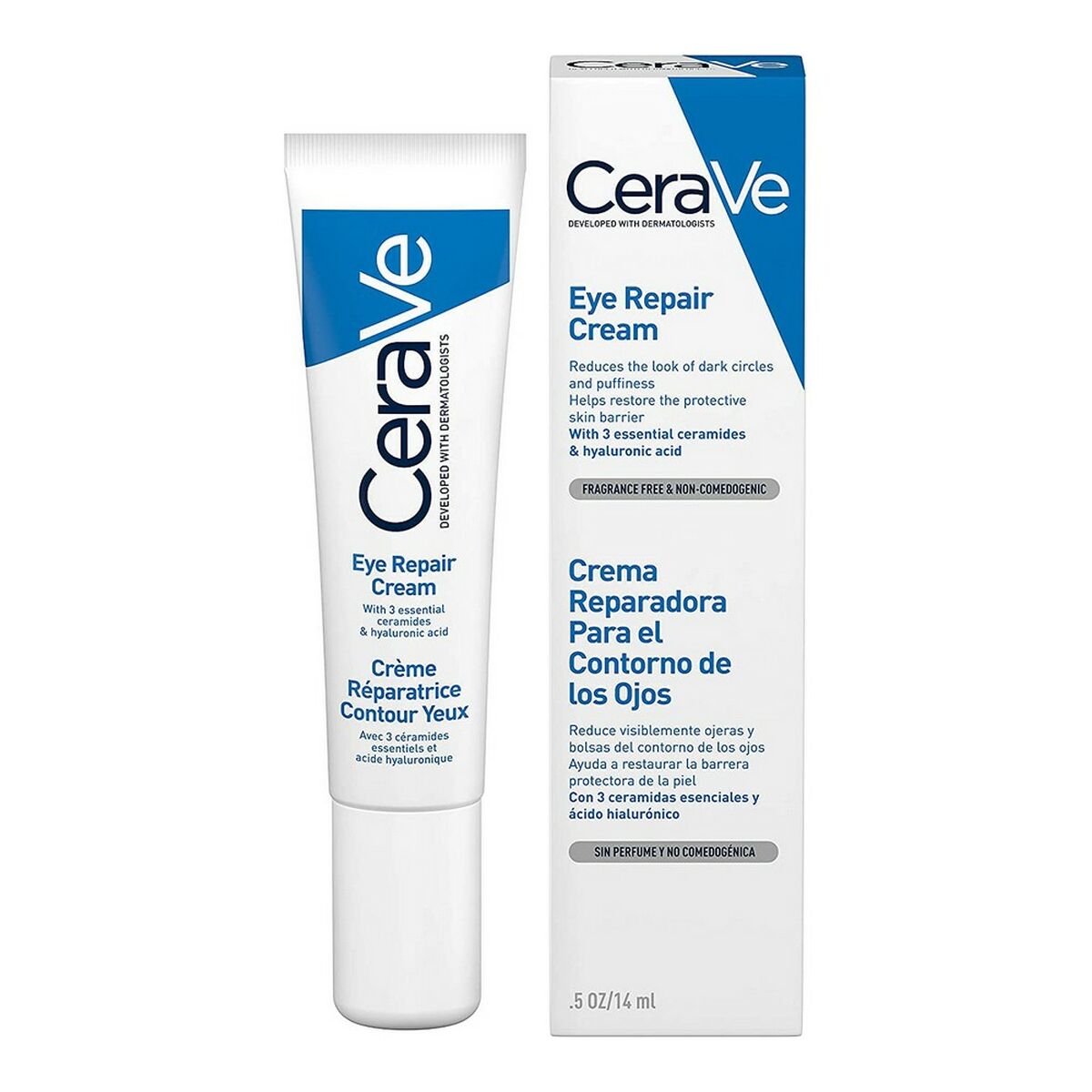 Cream for Eye Area CeraVe Eye Repair - CeraVe Maroc - Aylal Beauty