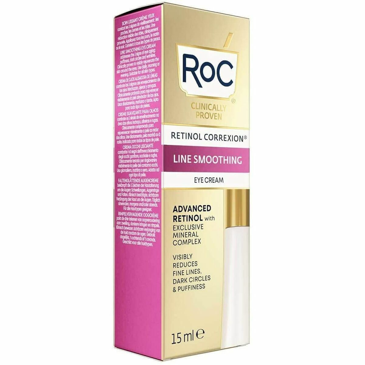 Cream for Eye Area Line Smoothing Retinol (15 ml) - Roc Maroc - Aylal Beauty