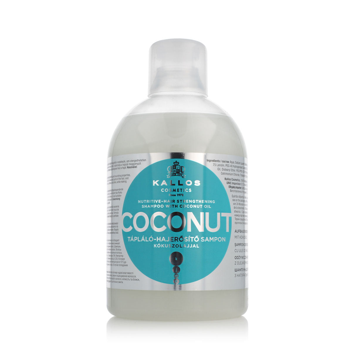 Shampoo Kallos Cosmetics Coconut 1 L - Kallos Cosmetics Maroc - Aylal Beauty