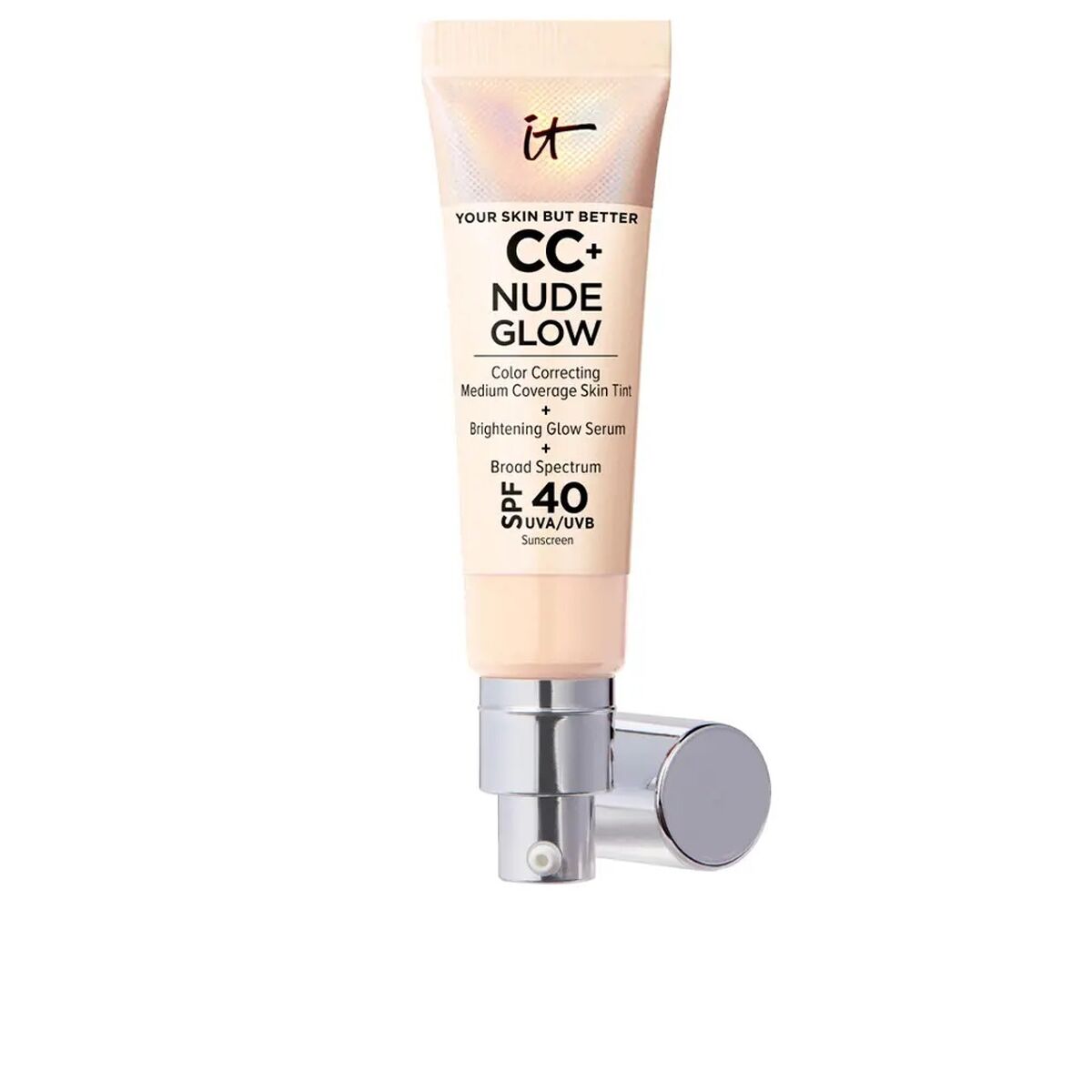 Crème Make-up Base It Cosmetics CC+ Nude Glow Fair light Spf 40 32 ml - It Cosmetics Maroc - Aylal Beauty