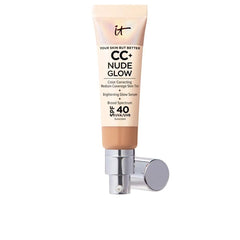 Crème Make-up Base CC+ Nude Glow Medium Tan Spf 40 32 ml - It Cosmetics Maroc - Aylal Beauty