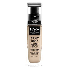 Crème Make-up Base Can't Stop Won't Stop Fair (30 ml) - NYX Maroc - Aylal Beauty