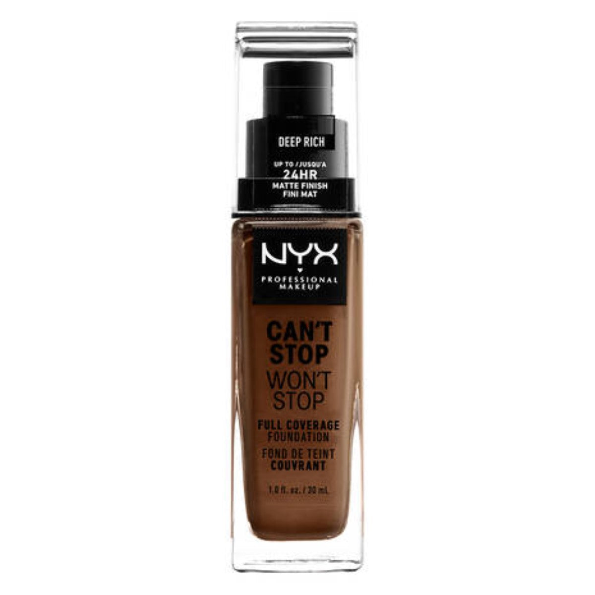 Crème Make-up Base NYX Can't Stop Won't Stop deep rich (30 ml) | NYX | Aylal Beauty