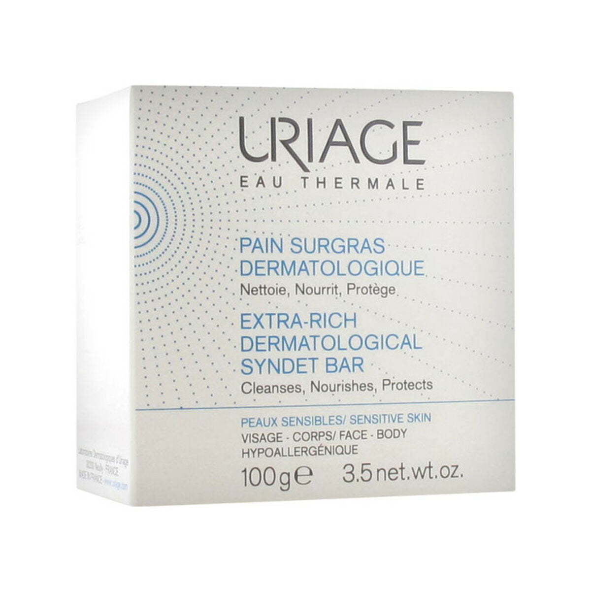 Cleaner Uriage Pan Surgras 100 g Dermatological Cleansing Bar | Uriage | Aylal Beauty