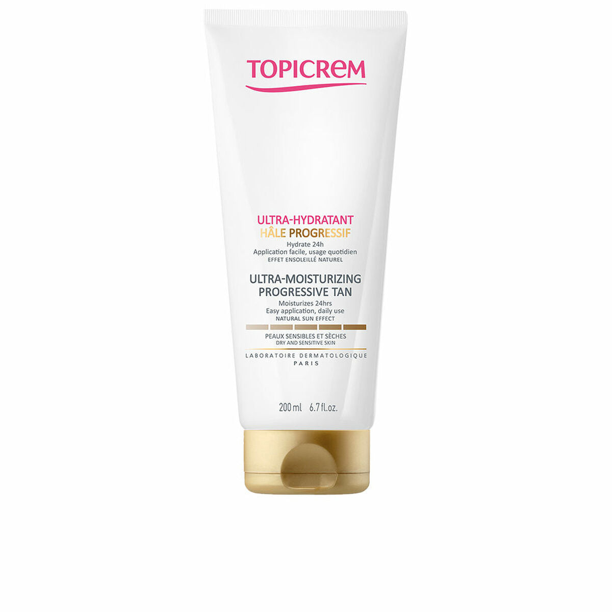Hydrating Bronzing Body Lotion Topicrem UH 200 ml - Topicrem Maroc - Aylal Beauty