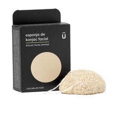 Face Sponge Naturbrush Konjac Walnut shells - Naturbrush Maroc - Aylal Beauty