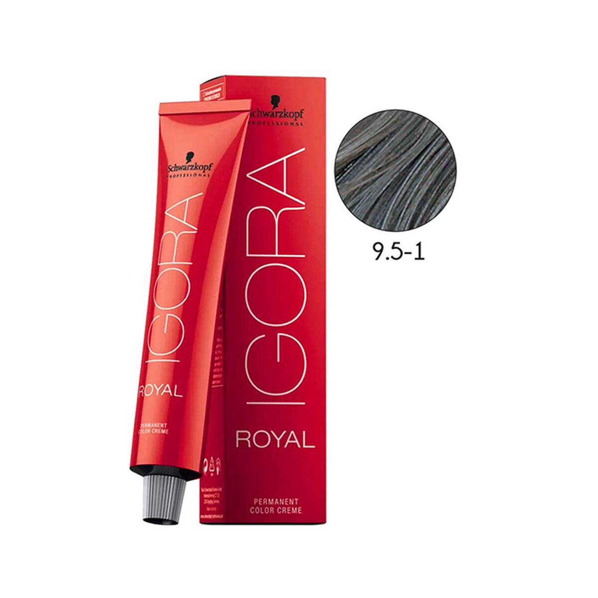 Permanent Dye Schwarzkopf Igora Royal Nº 9.5-1 60 ml - Schwarzkopf Maroc - Aylal Beauty