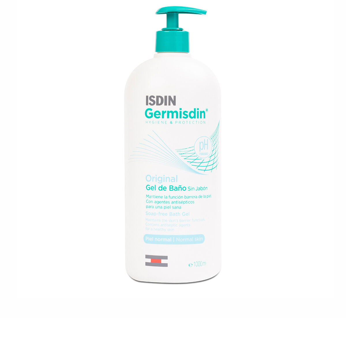 Bath Gel Germisdin Original Antiseptic (1000 ml) - Isdin Maroc - Aylal Beauty