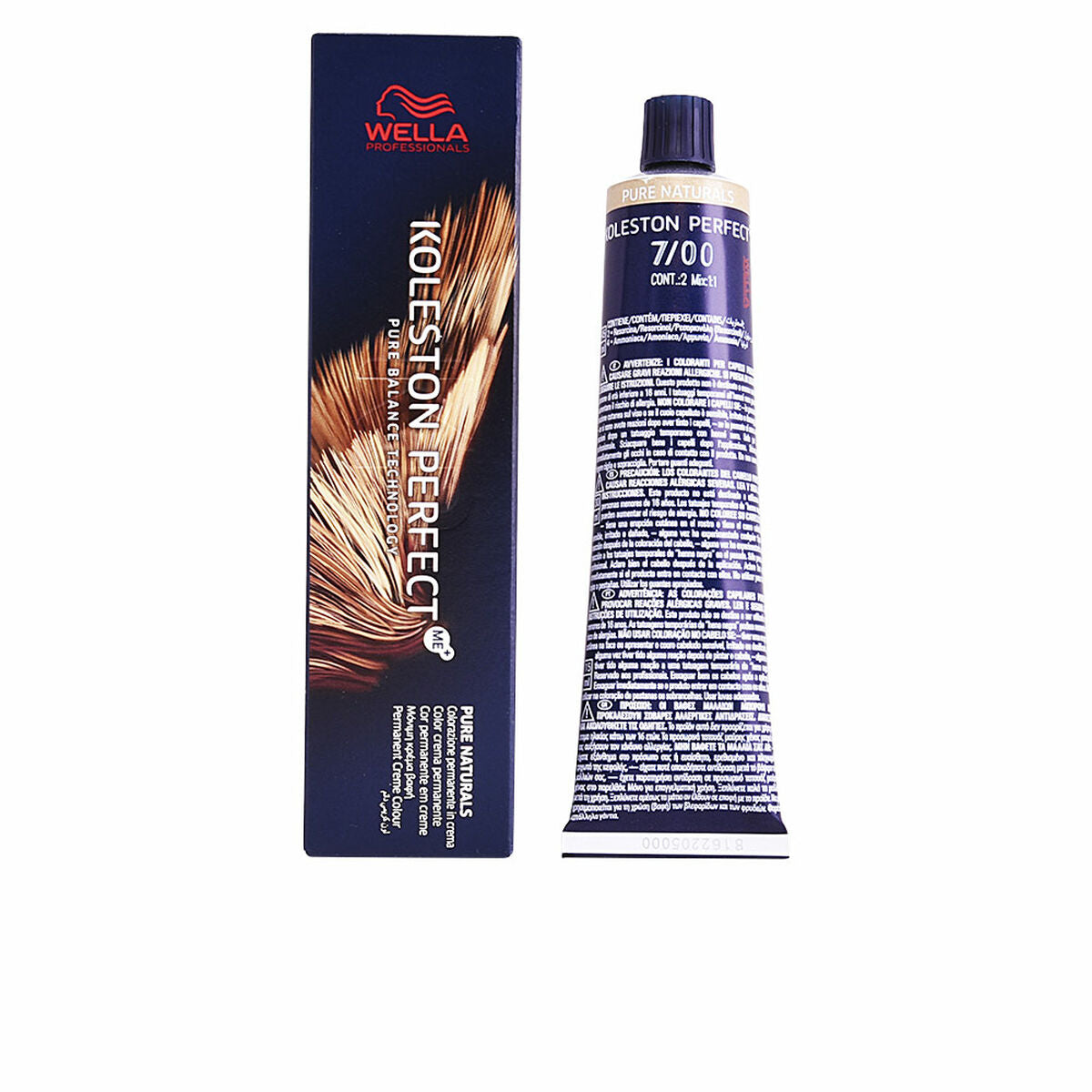 Permanent Dye Koleston Perfect Pure Naturals Nº 7.00 60 ml - Wella Maroc - Aylal Beauty