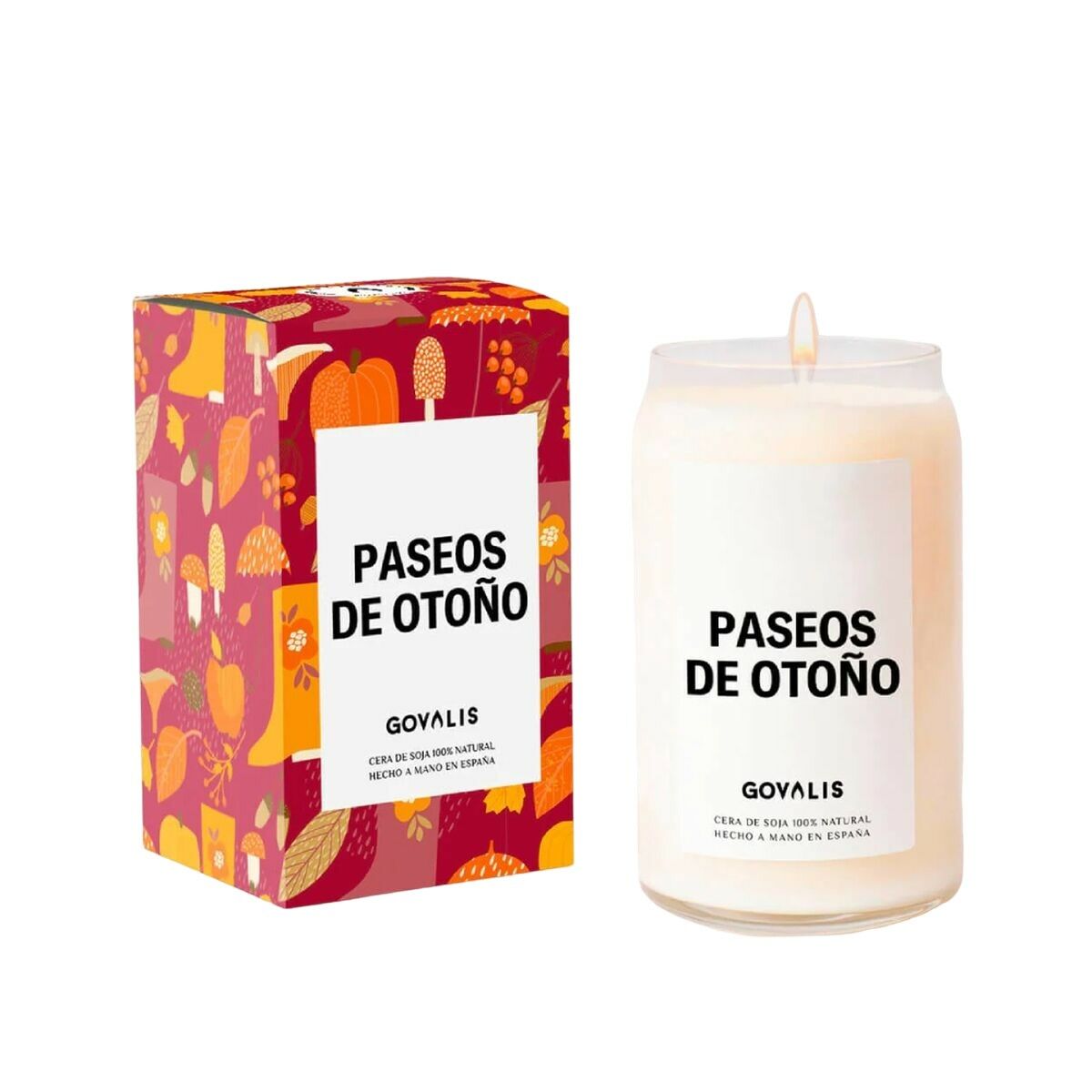 Scented Candle Paseos de Otoño (500 g) - GOVALIS Maroc - Aylal Beauty