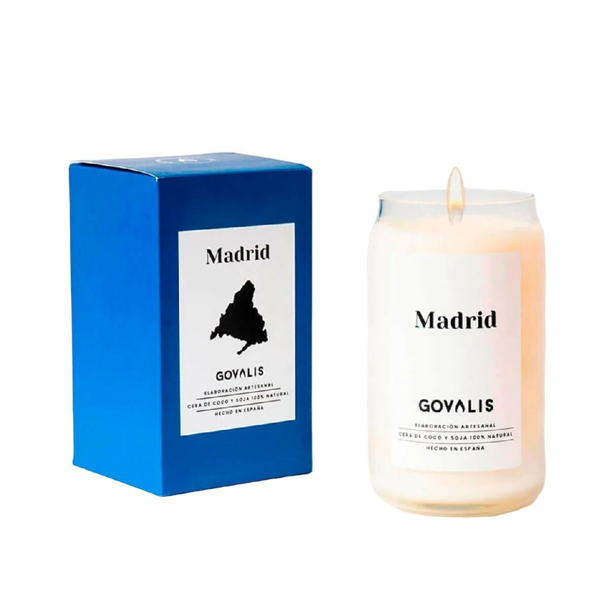 Scented Candle Madrid (500 g) - GOVALIS Maroc - Aylal Beauty