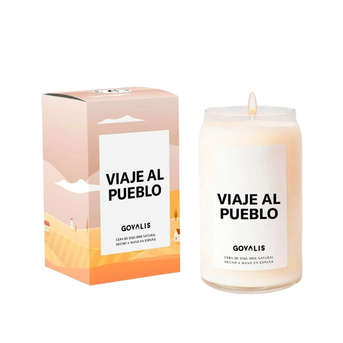 Scented Candle Viaje al Pueblo (500 g) - GOVALIS Maroc - Aylal Beauty