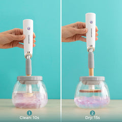 Automatic Make-up Brush Cleaner and Dryer Maklin - InnovaGoods Maroc - Aylal Beauty