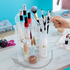 Rotating Make-up Organiser Rolkup - InnovaGoods Maroc - Aylal Beauty