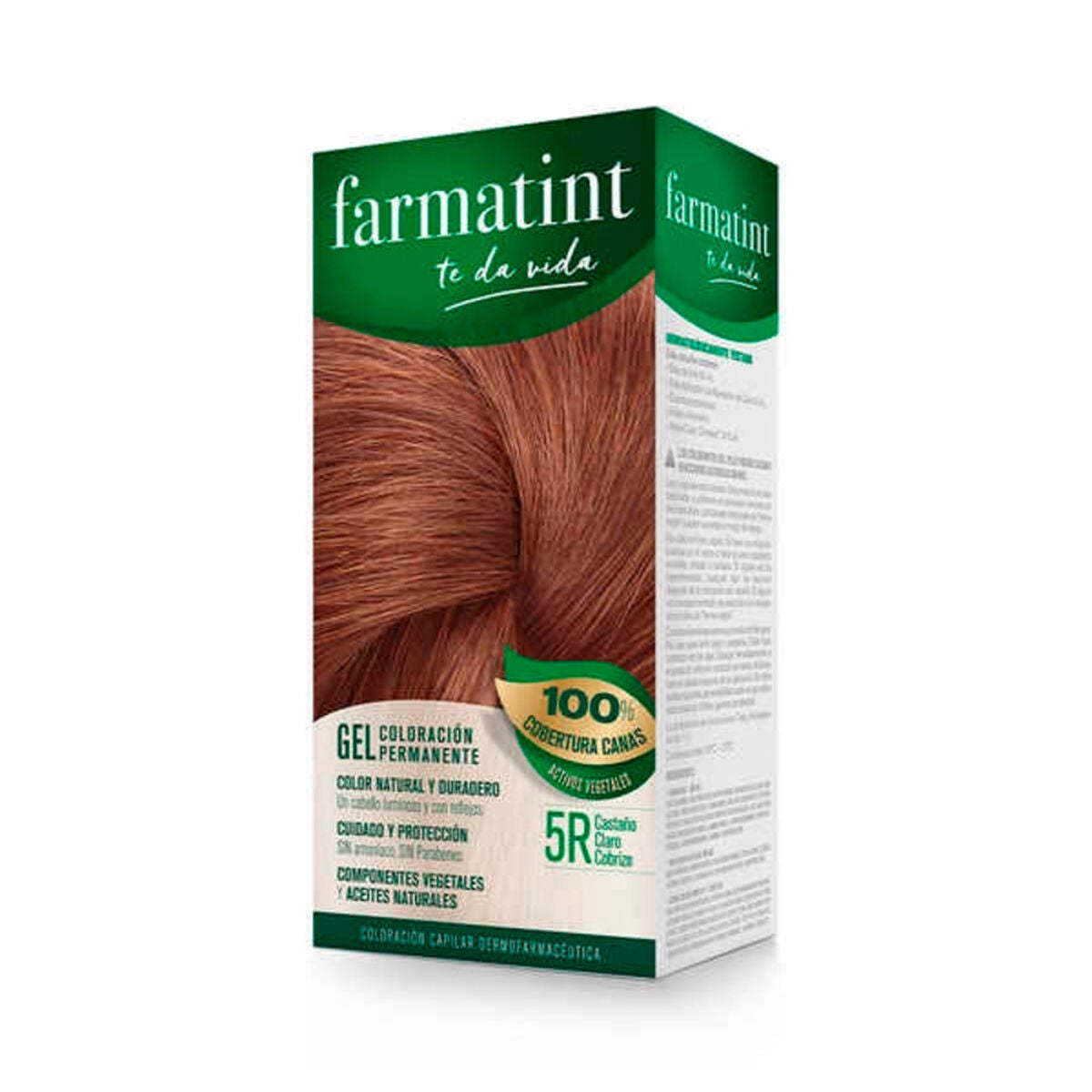 Permanent Dye 5r- Light Chestnut Cobriz - Farmatint Maroc - Aylal Beauty